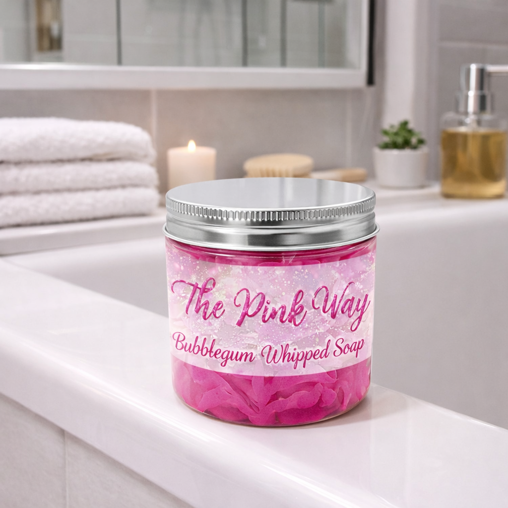 Bubblegum Pink Whipped Soap