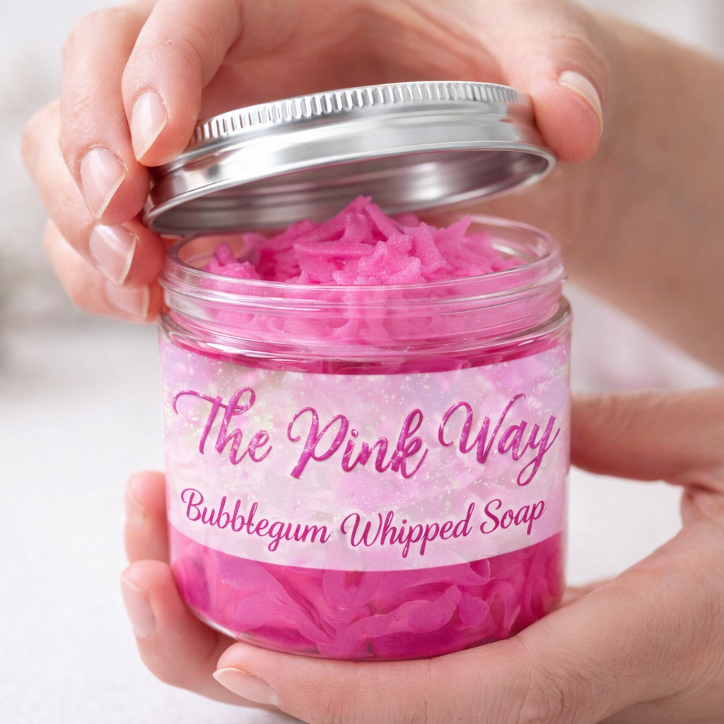 Bubblegum Pink Whipped Soap