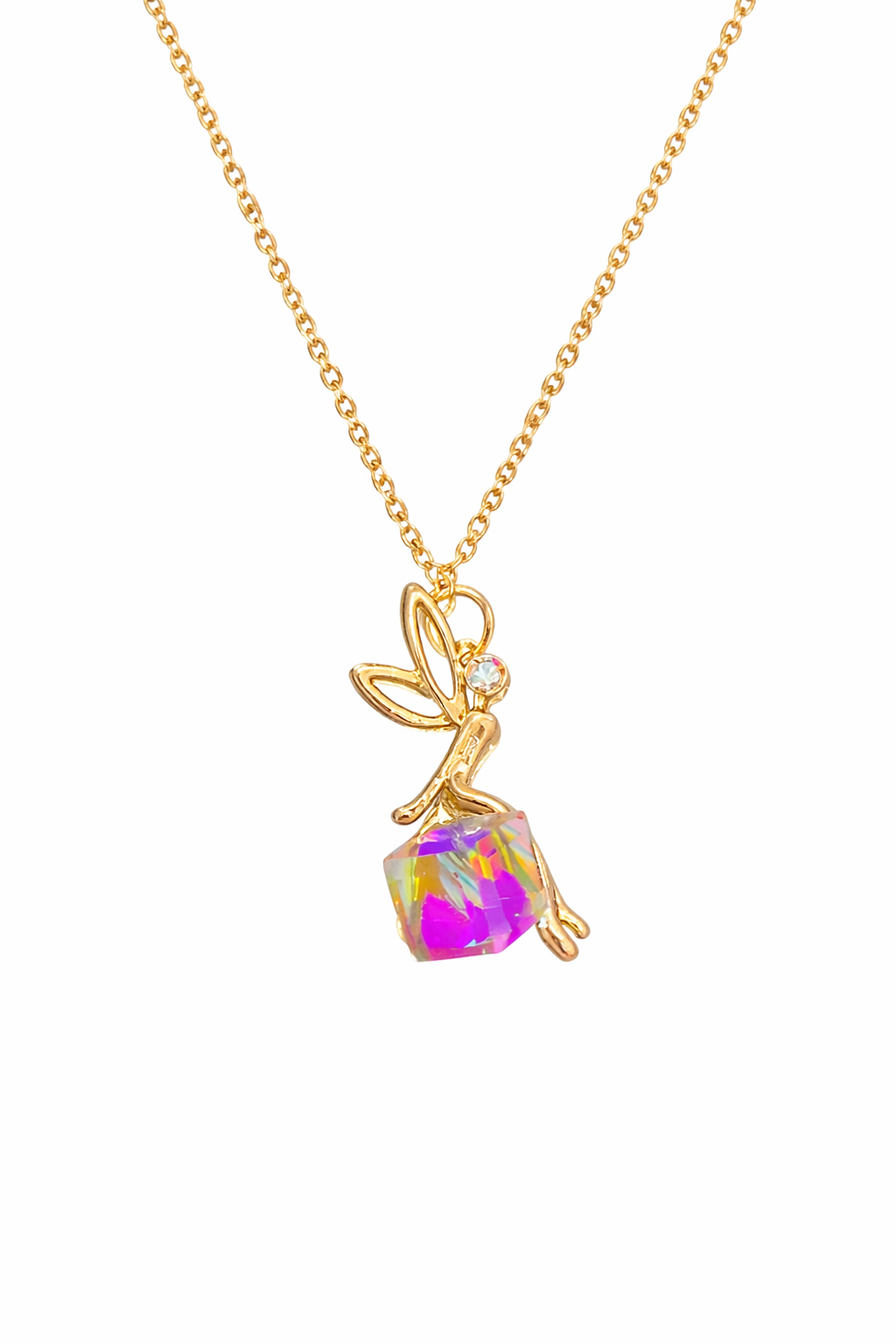 Gold Plated Tinker Bell Necklace