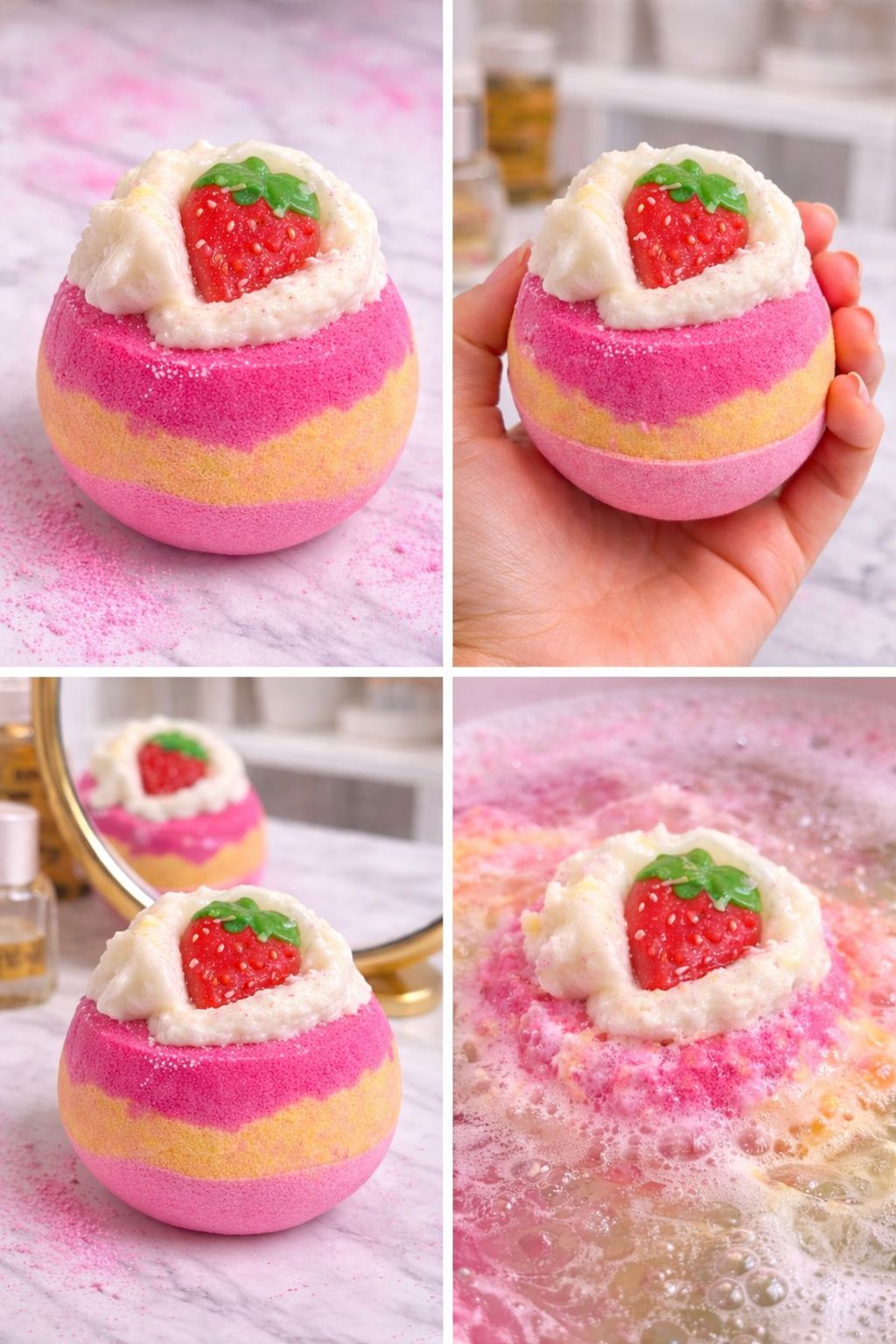 Strawberry Bath Bomb