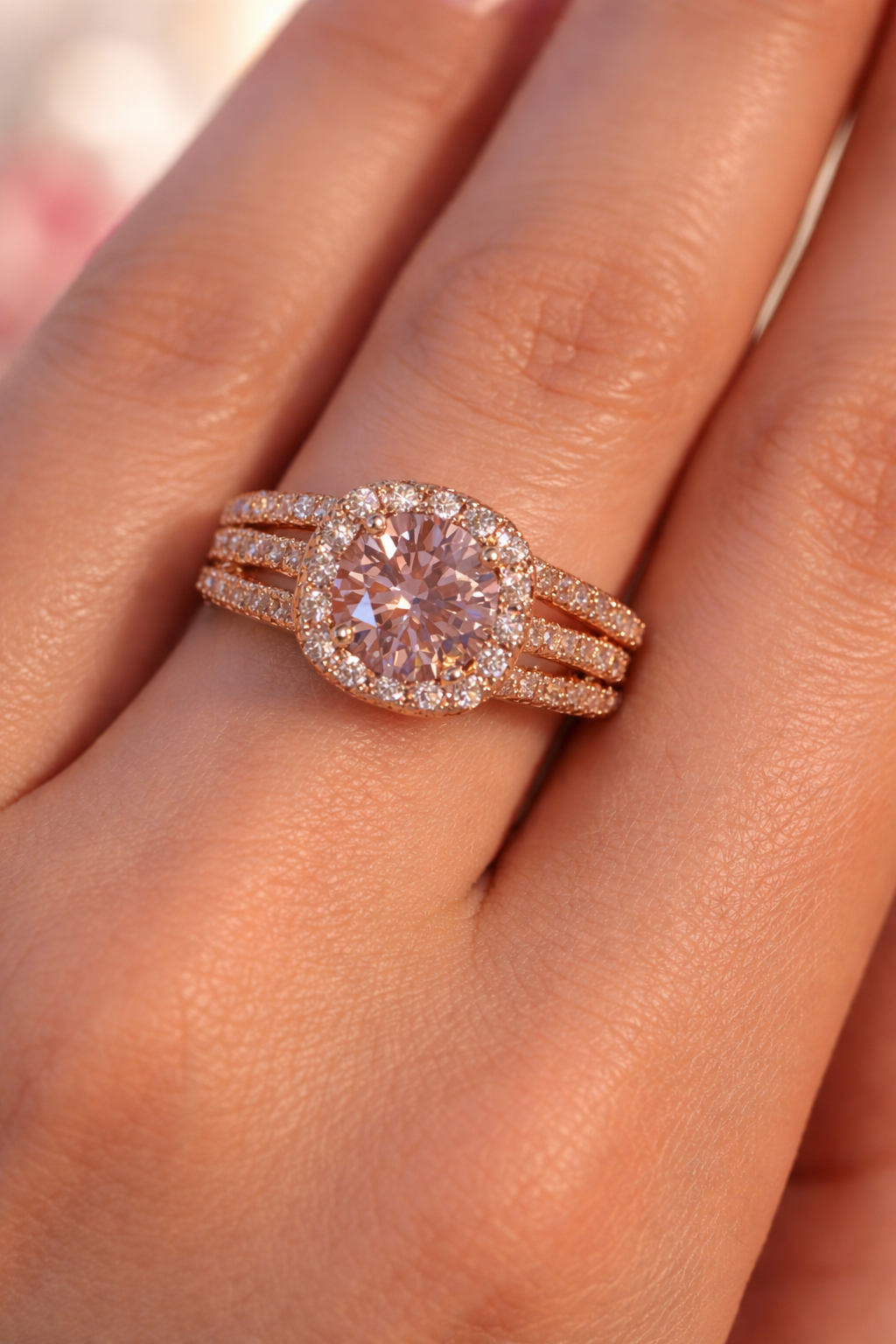 Pink Gemstone Ring