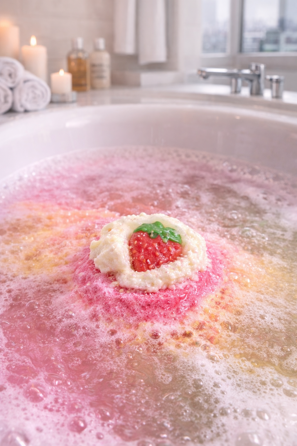 Strawberry Bath Bomb