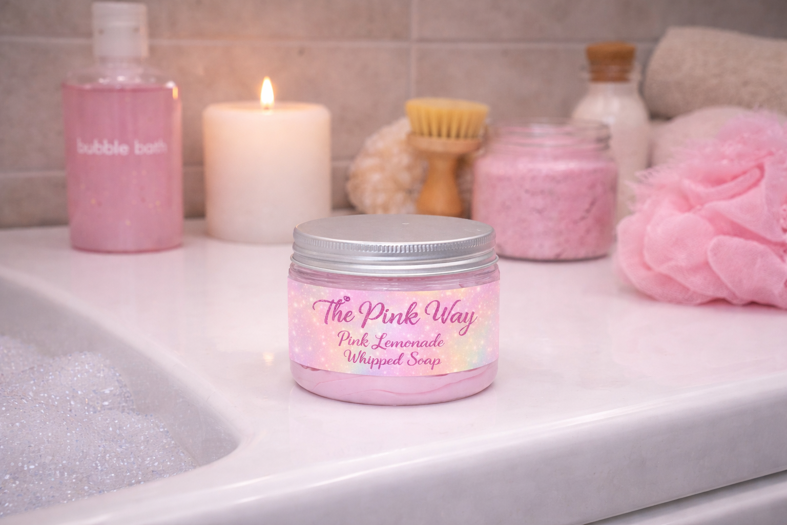 Pink Lemonade Whipped Soap