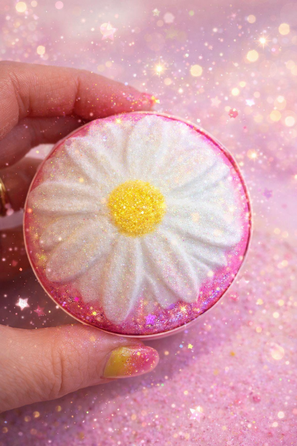 Pink Wildflower Bath Bomb