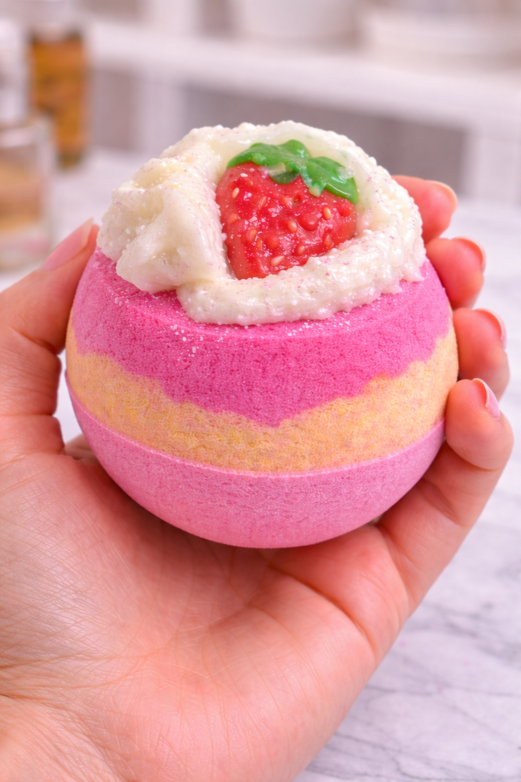 Strawberry Bath Bomb