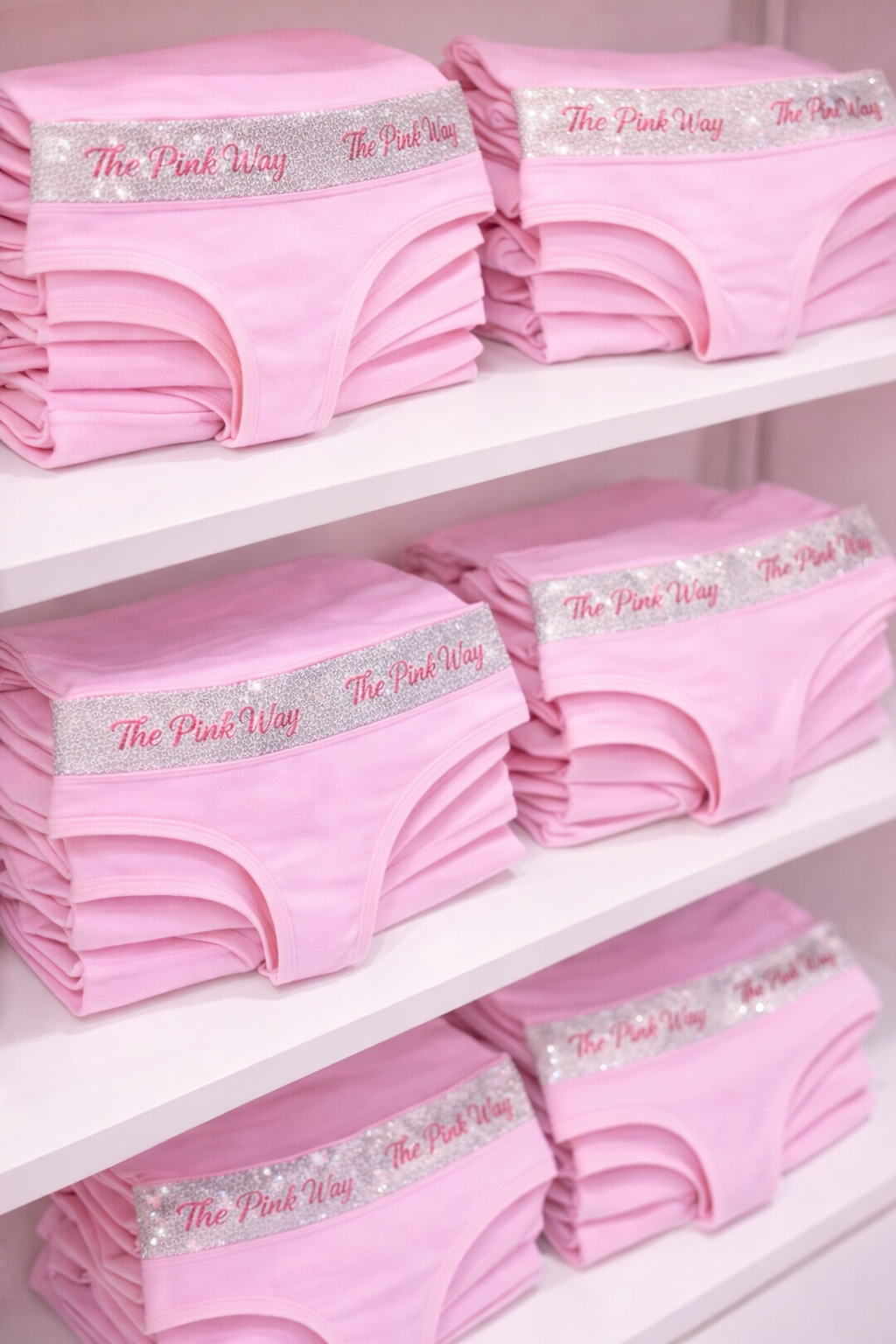 The Pink Way High Shine Waist Band Briefs