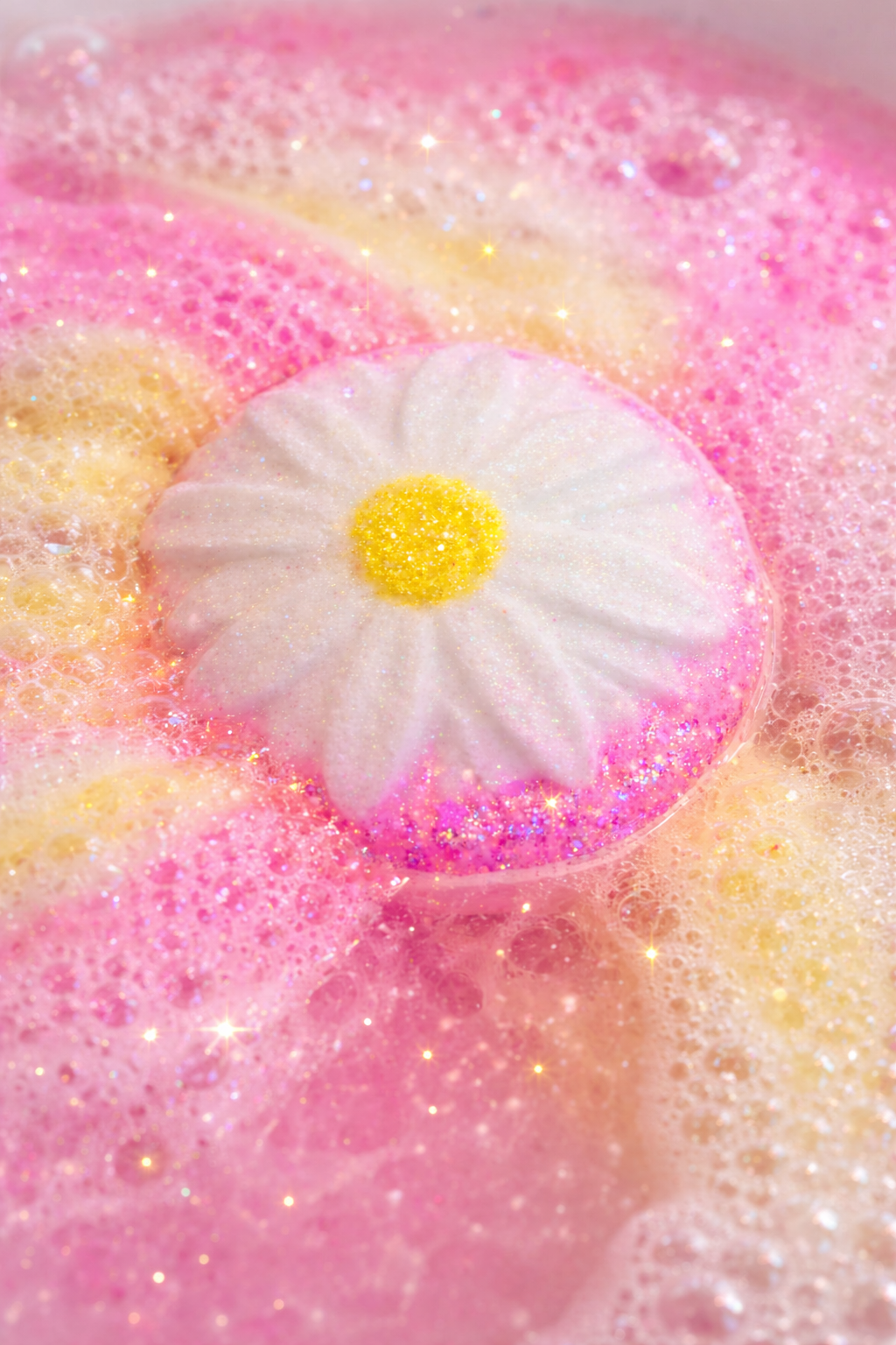 Pink Wildflower Bath Bomb