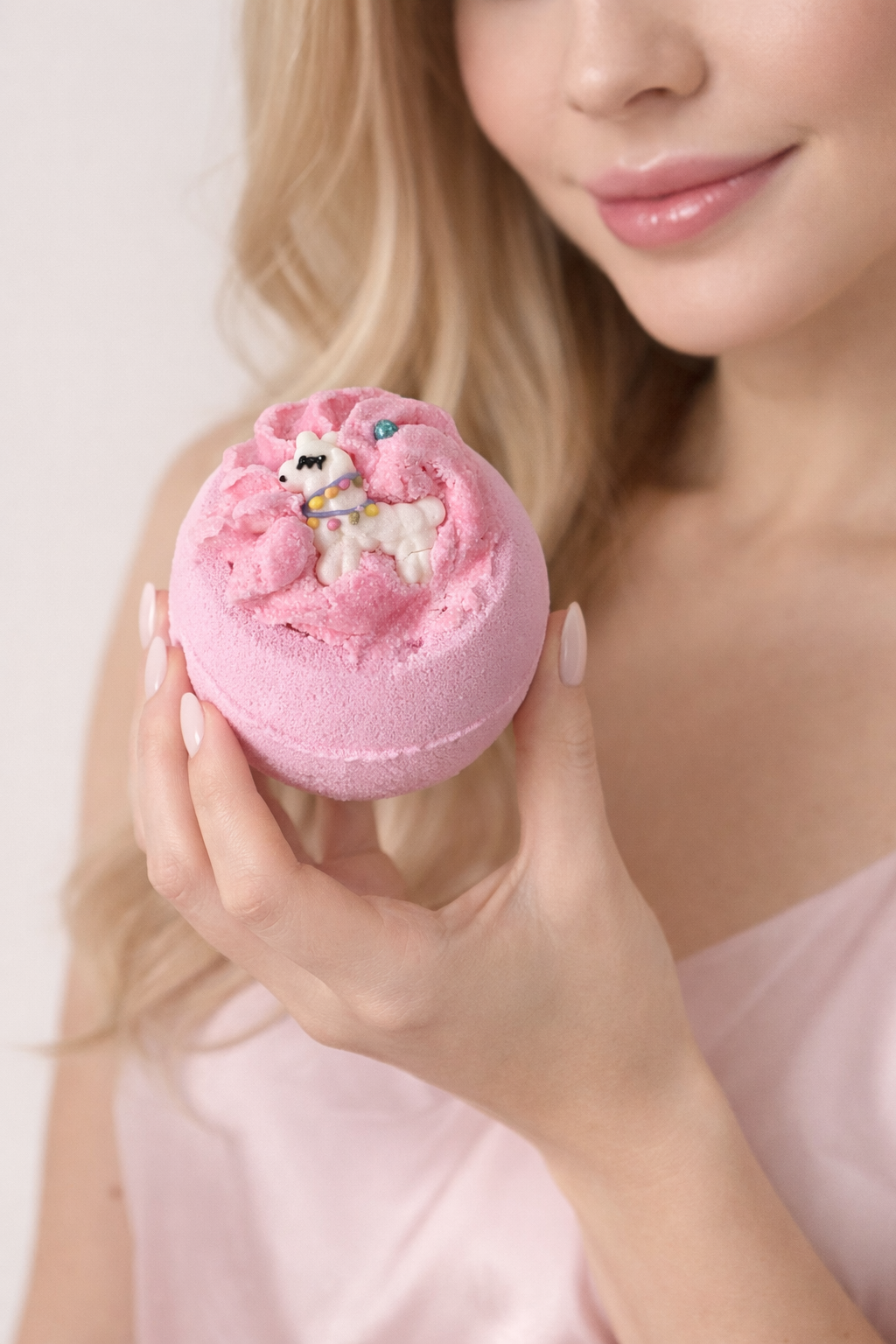 Llama Citrus Glow Bath Bomb – The Pink Way