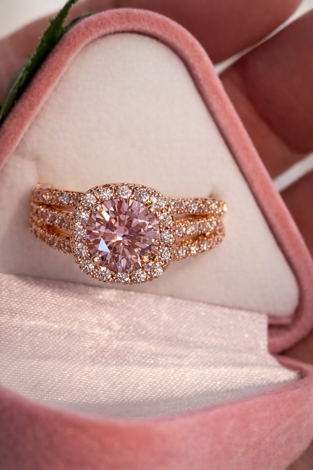 Pink Gemstone Ring