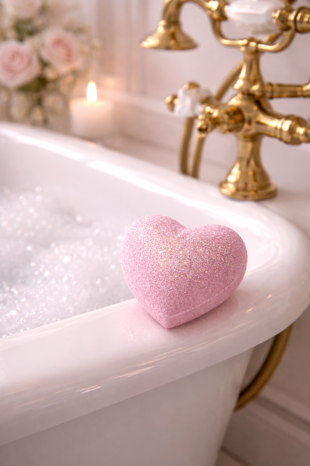 “The Heart Never Forgets” Bubblegum Bath Bomb