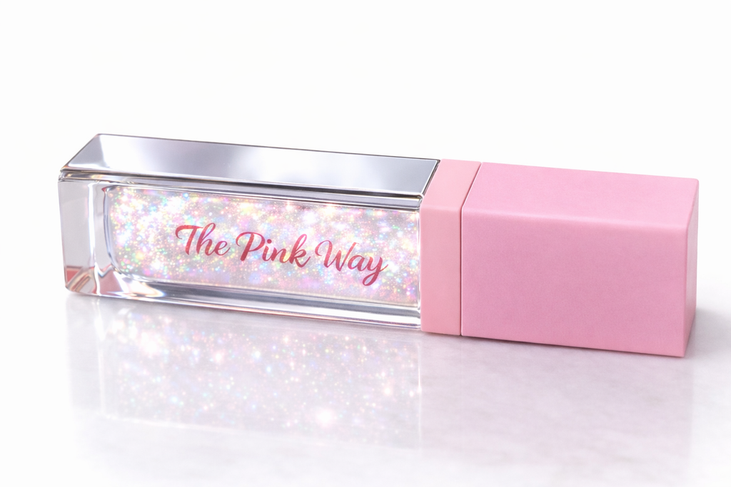 The Pink Way High Shine Glitter Lip Gloss