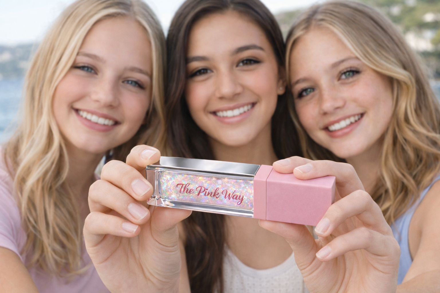 The Pink Way High Shine Glitter Lip Gloss