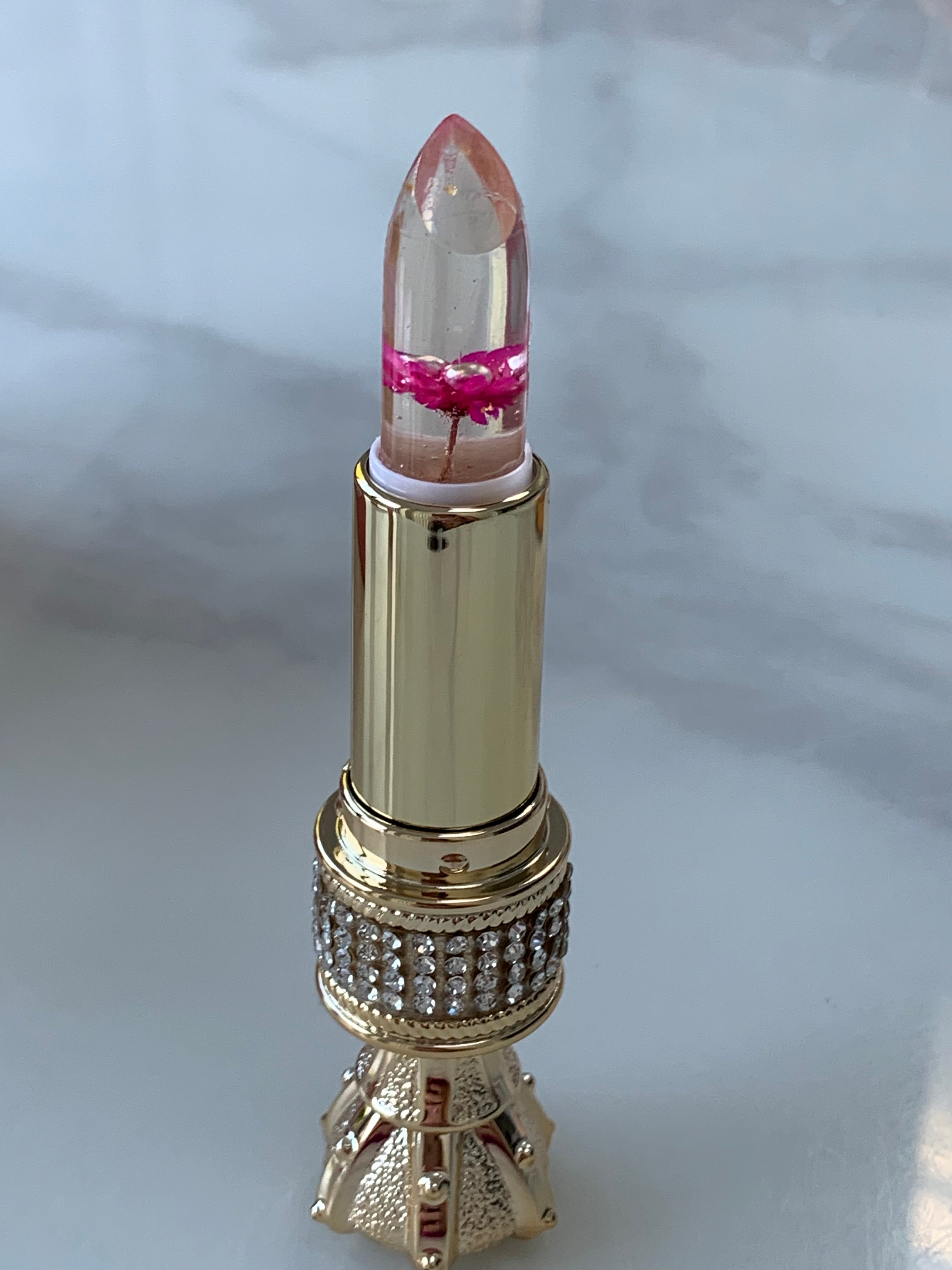 “The Pink Way” Clear Flower Colour Changing Lip Gloss